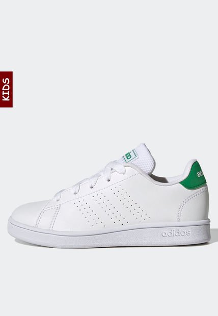 Tenis Lifestyle Blanco-Verde adidas Performance Advantage