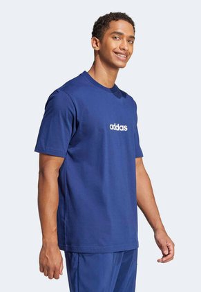 Camiseta adidas Sportswear Essentials Linear Azul