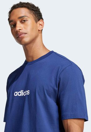 Camiseta adidas Sportswear Essentials Linear Azul