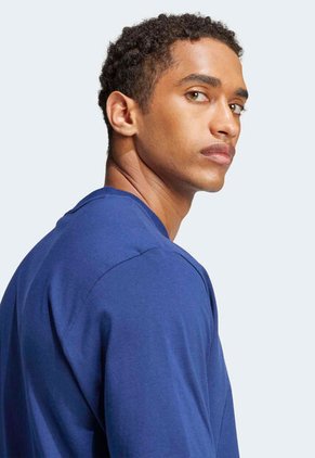 Camiseta adidas Sportswear Essentials Linear Azul