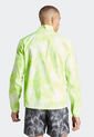 Chaqueta Rompevientos Verde Neón-Plateado-Blanco adidas Performance Own The Run de adidas Performance