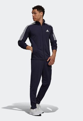 Conjunto Deportivo Azul-Blanco adidas Performance Sereno Cut 3 Rayas
