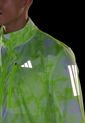 Chaqueta Rompevientos Verde Neón-Plateado-Blanco adidas Performance Own The Run de adidas Performance