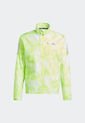 Chaqueta Rompevientos Verde Neón-Plateado-Blanco adidas Performance Own The Run de adidas Performance