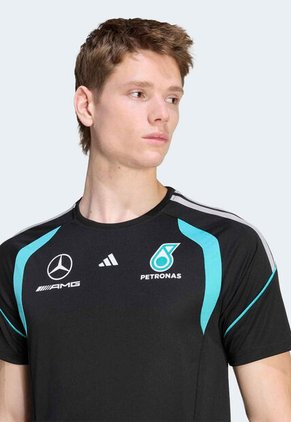 Camiseta adidas Sportswear Mecánico de la escudería de fórmula 1 Mercedes - AMG Petronas Negro