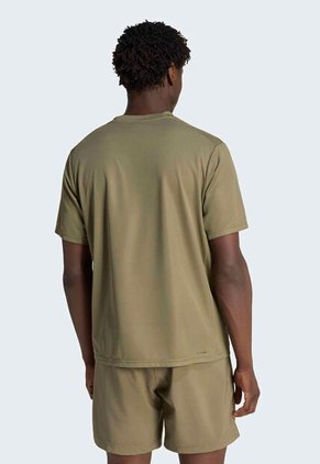 Camiseta adidas Performance Workout Essentials Base Verde Oliva