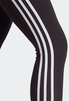 Leggings Negro-Blanco adidas Performance Future Icons 3 rayas