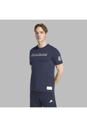 Camiseta Adidas Hombre Real Madrid US Pack - Azul