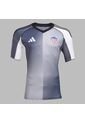 Camiseta Adidas Hombre 2da Junior FC 2025 - Gris - Blanco de adidas Performance