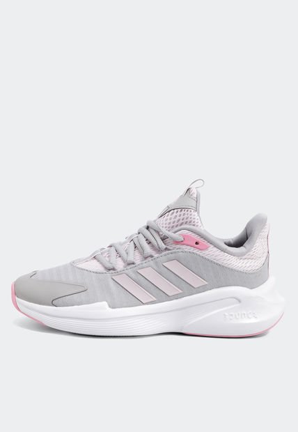 Tenis Lifestyle Gris-Rosa-Rosa Neón adidas Performance Alphaedge +