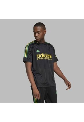 Camiseta Adidas Hombre M Tiro Ntpk Tee - Negro-Verde