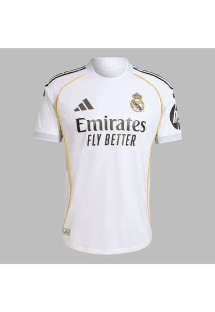 Camiseta Adidas Hombre Local Real Madrid 25 Authentic-Blanco