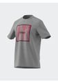 Camiseta Gris-Rojo-Negro adidas Performance Tiro Box Graphic de adidas Performance