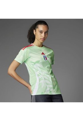 Camiseta Adidas Mujer 2da Italia 25 (Equipo Femenino)-Verde