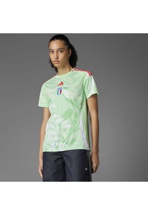 Camiseta Adidas Mujer 2da Italia 25 (Equipo Femenino)-Verde