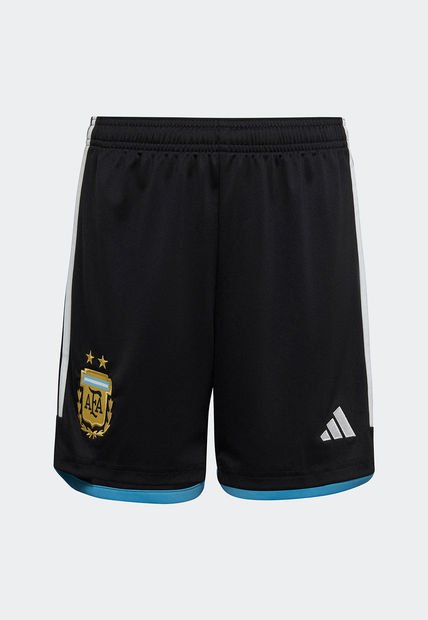 Pantaloneta Negro-Blanco-Celeste  adidas Performance Argentina 22