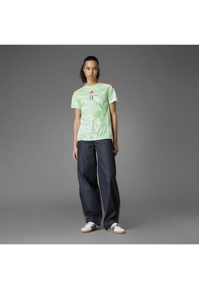 Camiseta Adidas Mujer 2da Italia 25 (Equipo Femenino)-Verde