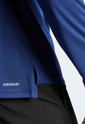 Camiseta Manga Larga adidas Performance Essentials Azul