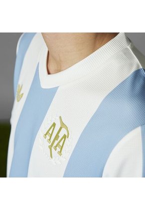 Adidas Performance Camiseta Adidas Argentina Aniversario-Azul-Blanco Camiseta