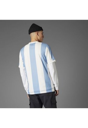 Adidas Performance Camiseta Adidas Argentina Aniversario-Azul-Blanco Camiseta
