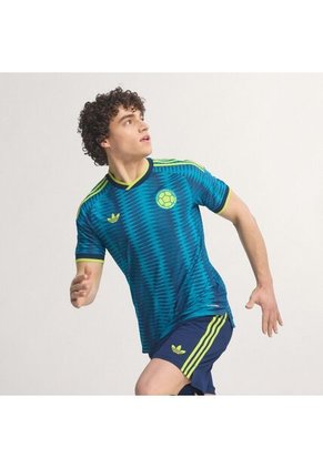 Camiseta Adidas Hombre Visitante Selección Colombia 26 Version Jugador - Azul