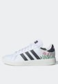 Tenis Lifestyle Blanco-Negro-Verde adidas Performance Grand Court Base 2.0 de adidas Performance