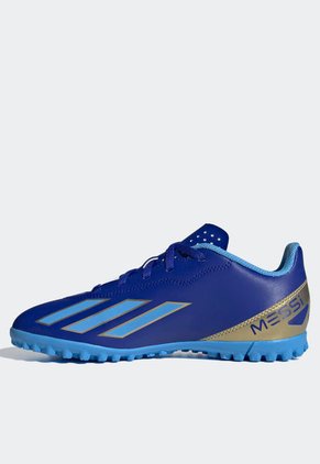 Guayo Azul-Dorado-Blanco adidas Performance X Crazyfast Club TF J Messi