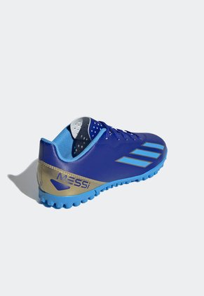Guayo Azul-Dorado-Blanco adidas Performance X Crazyfast Club TF J Messi