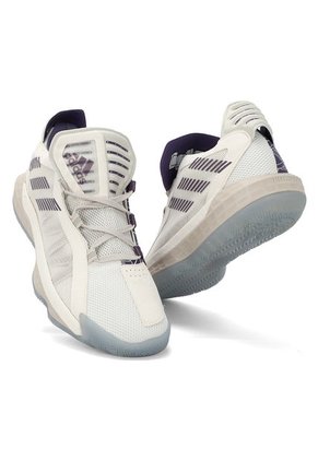 Tenis Basketball Blanco-Lila adidas Performance Dame 6