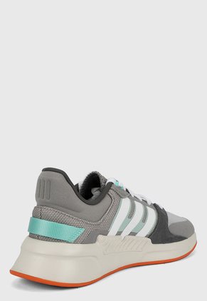 Tenis Lifestyle Gris-Verde-Blanco adidas Performance Run 90 S