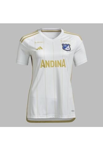 Camiseta Adidas Mujer Visitante Millonarios 2024 - Blanco adidas Performance