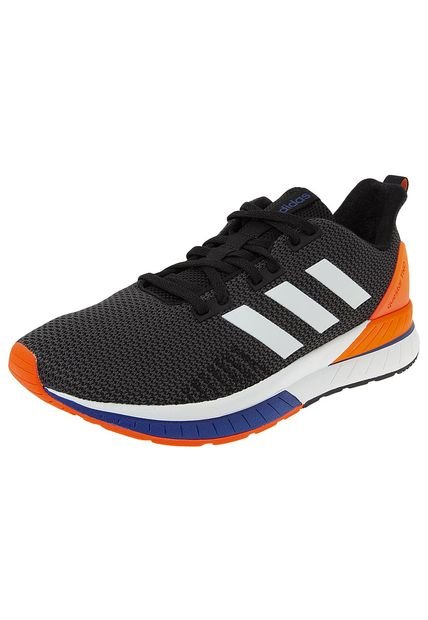 Running Gris-Negro-Blanco-Naranja adidas Performance Questar Tnd