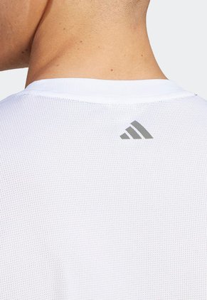 Camiseta Blanco-Azul-Negro adidas Performance Graphic Hiit Slogan