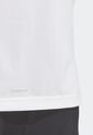 Camiseta Blanco-Azul-Negro adidas Performance Graphic Hiit Slogan de adidas Performance