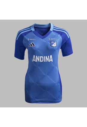 Camiseta Adidas Mujer Local Millonarios FC 2025 - Azul