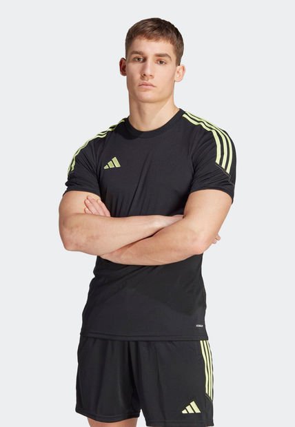 Camiseta Negro-Amarillo adidas Performance Tiro 23 Club