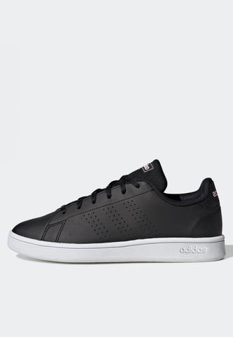 Tenis Lifestyle Negro-Blanco-Rosa adidas Performance Advantage Base Court adidas Performance