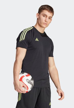 Camiseta Negro-Amarillo adidas Performance Tiro 23 Club