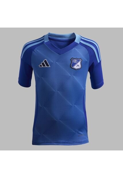 Camiseta Adidas Kids Local Millonarios FC 2025 - Azul