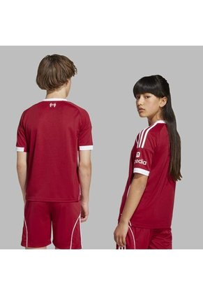 Camiseta Adidas Kids Liverpool FC 25/26 Home - Rojo - Blanco