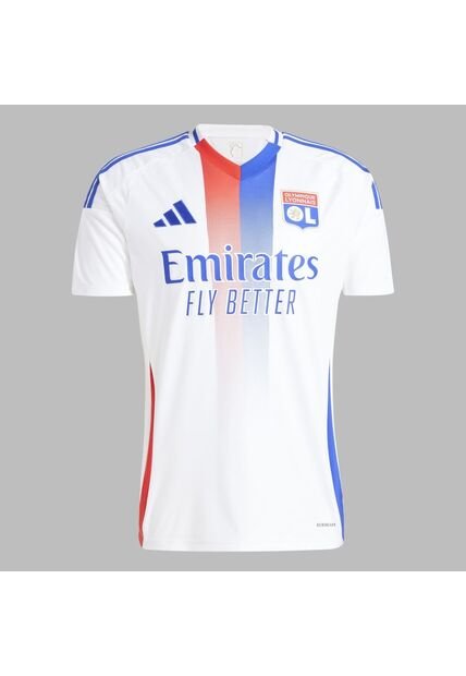 Camiseta Adidas Hombre 1ra Equipacion OL 24- Blanco