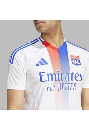 Camiseta Adidas Hombre 1ra Equipacion OL 24- Blanco