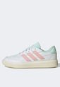 Tenis Lifestyle Blanco-Rosa-Verde adidas Sportswear Courtblock de adidas Performance