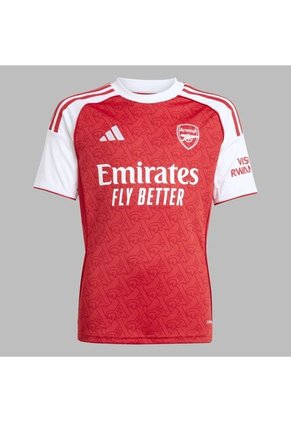 Camiseta Adidas Kids Local Arsenal 25/26 - Rojo - Blanco