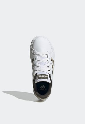 Tenis Lifestyle Blanco-Verde Oliva-Beige adidas Performance Grand Court