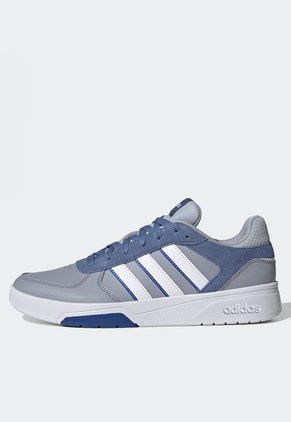 Tenis Lifestyle Gris-Blanco-Azul adidas Performance Courtbeat