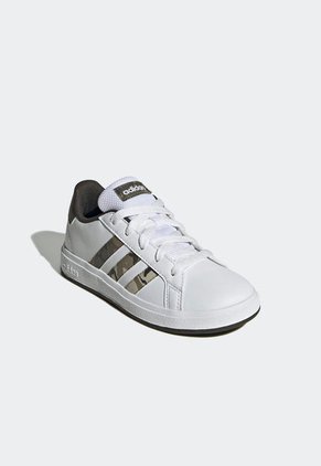 Tenis Lifestyle Blanco-Verde Oliva-Beige adidas Performance Grand Court