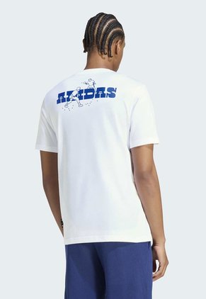 Camiseta adidas Sportswear Graphic Novelty Pong Blanco