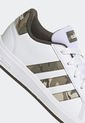 Tenis Lifestyle Blanco-Verde Oliva-Beige adidas Performance Grand Court de adidas Performance