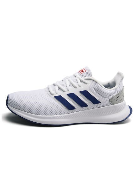 Tenis Running Blanco Azul adidas Performance Run Falcon Compra Ahora Dafiti Colombia